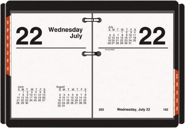 AT-A-GLANCE - 183 Sheet, 3 x 3-3/4", Desk Calendar Refill - White - All Tool & Supply