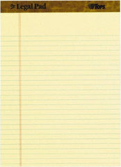 TOPS - 50 Sheet, 8-1/2 x 11-3/4", Legal Pad - Canary - All Tool & Supply