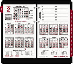 AT-A-GLANCE - 215 Sheet, 4-1/2 x 7-3/8", Desk Calendar Refill - White - All Tool & Supply