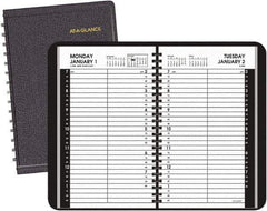 AT-A-GLANCE - 365 Sheet, 4-7/8 x 8", Appointment Book - Black - All Tool & Supply