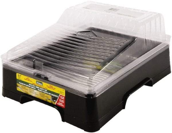 Richard - 9-1/2" Roller Compatible Paint Tray - 1 Gal Capacity, 9-1/2" Wide, Plastic - All Tool & Supply