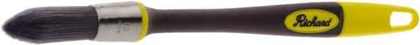 Richard - 3/4" Oval Polyester Trim Brush - 2" Bristle Length, 7" Rubber Sash Handle - All Tool & Supply