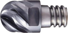 OSG - PXBM Grade XP3320 Carbide Ball Nose Milling Tip Insert - SiC Finish, 4 Flutes, 1/2" Cutting Diam, 0.35" Depth of Cut - All Tool & Supply