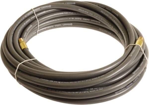 Continental ContiTech - 1/2" ID x 0.78" OD 50' Long Multipurpose Air Hose - MNPT x MNPT Ends, 300 Working psi, -10 to 158°F, 1/2" Fitting, Gray - All Tool & Supply