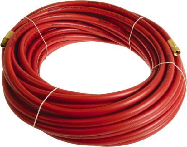 Continental ContiTech - 1/2" ID x 0.78" OD 75' Long Multipurpose Air Hose - MNPT x FNPT Ends, 300 Working psi, -10 to 158°F, 1/2" Fitting, Red - All Tool & Supply