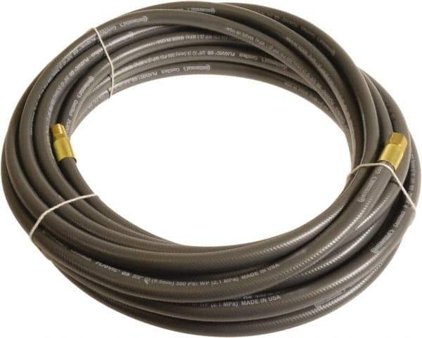 Continental ContiTech - 1/2" ID x 0.78" OD 20' Long Multipurpose Air Hose - MNPT x FNPT Ends, 300 Working psi, -10 to 158°F, 1/2" Fitting, Gray - All Tool & Supply