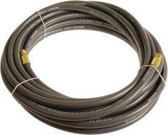 Continental ContiTech - 3/8" ID x 0.6" OD 20' Long Multipurpose Air Hose - MNPT x FNPT Ends, 300 Working psi, -10 to 158°F, 1/4" Fitting, Gray - All Tool & Supply