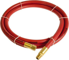 Continental ContiTech - 1/4" ID x 0.45" OD 3' Long Multipurpose Air Hose - MNPT x FNPT Ends, 300 Working psi, -10 to 158°F, 1/4" Fitting, Red - All Tool & Supply