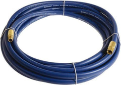 Continental ContiTech - 1/4" ID x 0.45" OD 25' Long Multipurpose Air Hose - MNPT x FNPT Ends, 300 Working psi, -10 to 158°F, 1/4" Fitting, Blue - All Tool & Supply