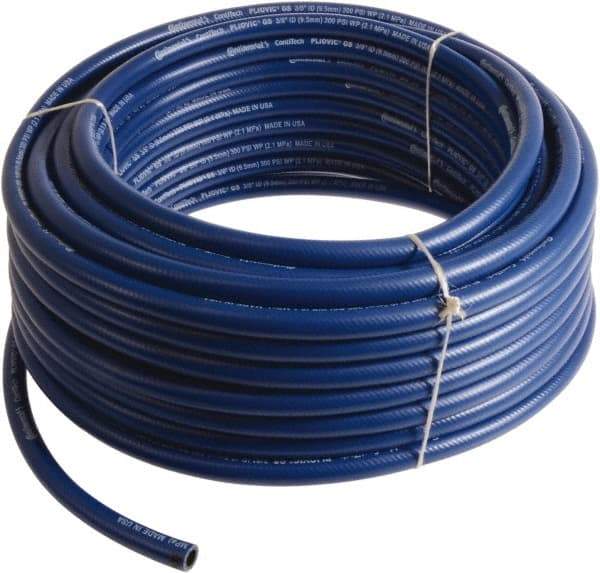 Continental ContiTech - 3/8" ID x 0.6" OD 200' Long Multipurpose Air Hose - 300 Working psi, -10 to 158°F, Blue - All Tool & Supply