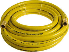 Continental ContiTech - 3/4" ID x 1.11" OD 20' Long Multipurpose Air Hose - FNPT x FNPT Ends, 250 Working psi, -10 to 158°F, 3/4" Fitting, Yellow - All Tool & Supply