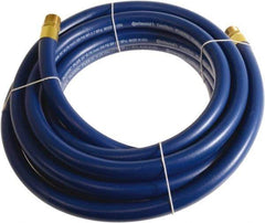 Continental ContiTech - 1" ID x 1.38" OD 25' Long Multipurpose Air Hose - MNPT x MNPT Ends, 250 Working psi, -10 to 158°F, 1" Fitting, Blue - All Tool & Supply