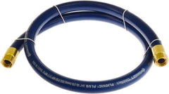 Continental ContiTech - 3/4" ID x 1.11" OD 5' Long Multipurpose Air Hose - FNPT x FNPT Ends, 250 Working psi, -10 to 158°F, 3/4" Fitting, Blue - All Tool & Supply