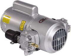 Gast - 1/3 hp, 2.4 CFM, 100 Max psi Piston Compressor Pump - 12 VDC, 15.2" Long x 10.15" Wide x 5.8" High - All Tool & Supply