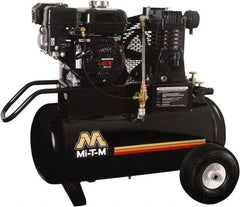 MI-T-M - 6.5 hp, 13.9 CFM, 90 Max psi, Single Stage Portable Fuel Air Compressor - Honda GX200 OHV Engine - All Tool & Supply