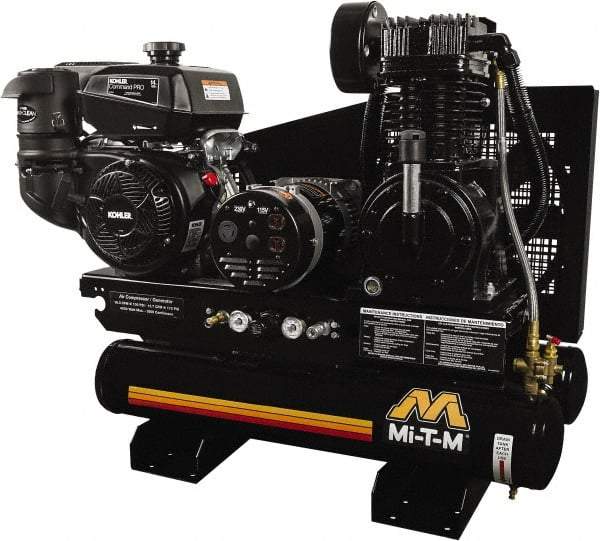 MI-T-M - Stationary Gas Air Compressors Horsepower: 14 Cubic Feet per Minute: 15.70 - All Tool & Supply