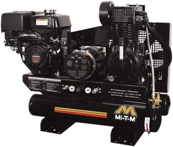 MI-T-M - Stationary Gas Air Compressors Horsepower: 13 Cubic Feet per Minute: 15.70 - All Tool & Supply