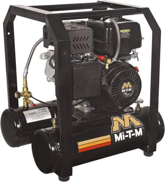 MI-T-M - Stationary Gas Air Compressors Horsepower: 4 Cubic Feet per Minute: 4.80 - All Tool & Supply