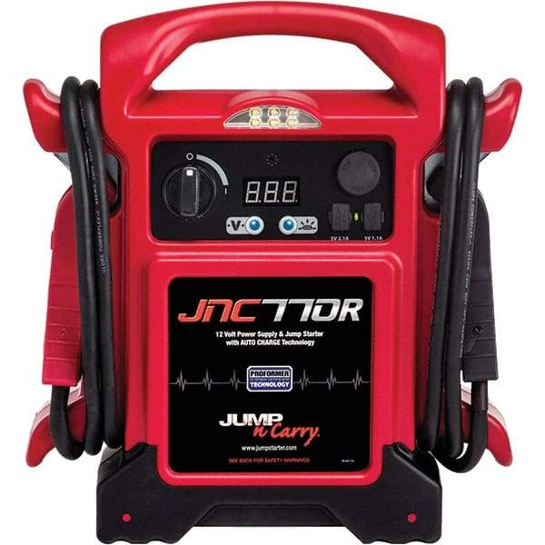 Jump-N-Carry - Automotive Battery Chargers & Jump Starters Type: Jump Starter w/ Light Amperage Rating: 1700 - All Tool & Supply