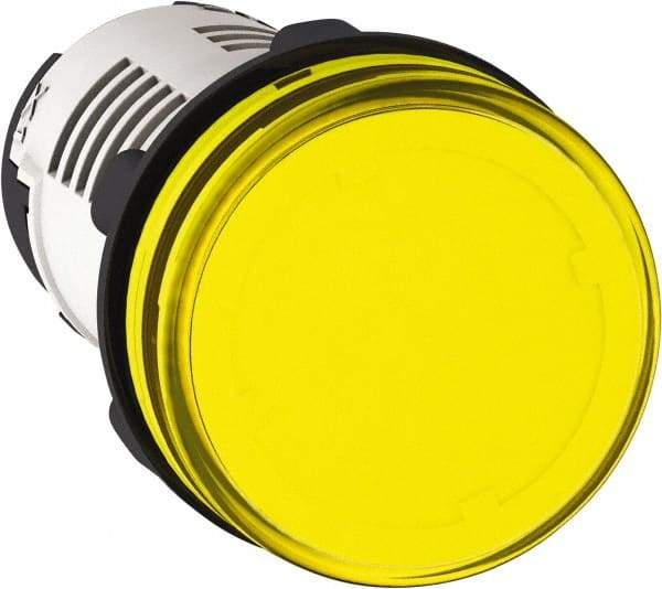 Schneider Electric - 230 V Yellow Lens LED Pilot Light - All Tool & Supply