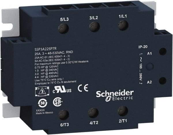 Schneider Electric - 3 Pole, 3NO, 180-280 VAC Control Relay - All Tool & Supply