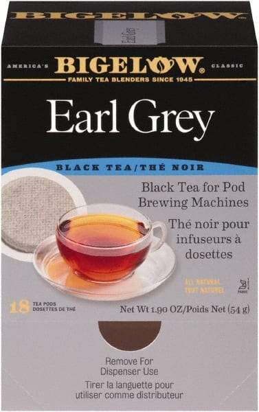 Bigelow - Earl Grey Black Tea Pods, 1.90 oz, 18/Box - All Tool & Supply