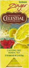 Celestial Seasonings - Tea, Herbal Lemon Zinger, 25/Box - All Tool & Supply