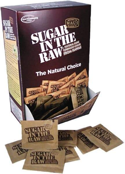 Sugar in the Raw - Unrefined Sugar Made From Sugar Cane, 200 Packets/Box - All Tool & Supply