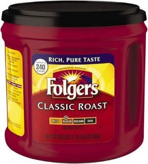 Folgers - Coffee, Classic Roast, Ground, 30.5 oz Canister - All Tool & Supply