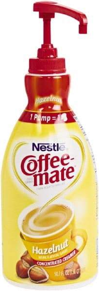 Coffee-Mate - Liquid Coffee Creamer, Hazelnut, 1.5 Liter Pump Bottle, 2/Carton - All Tool & Supply