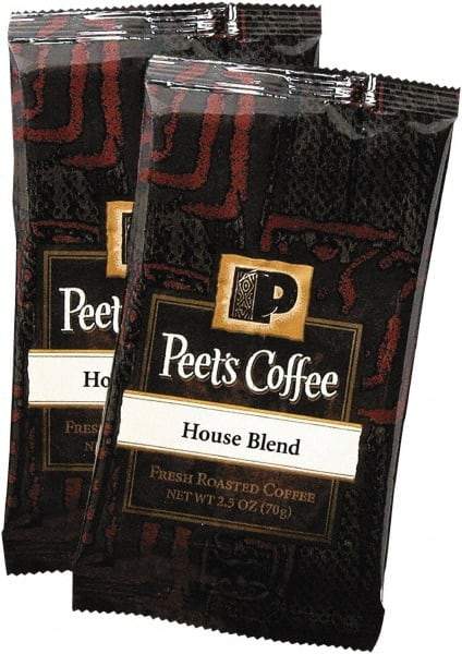 Peet's Coffee & Tea - Coffee Portion Packs, House Blend, 2.5 oz Frack Pack, 18/Box - All Tool & Supply