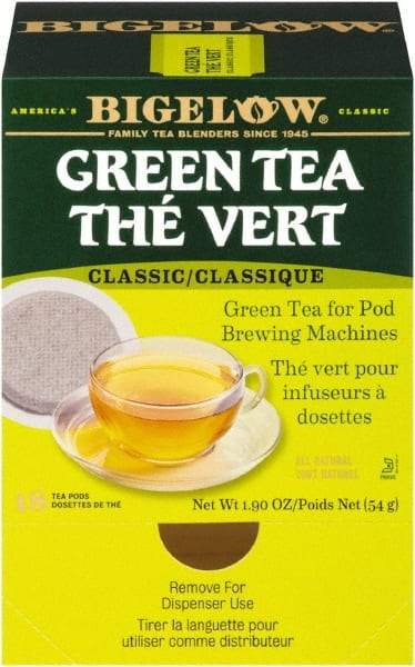 Bigelow - Green Tea Pods, 1.90 oz, 18/Box - All Tool & Supply