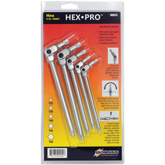 SET 5 CHROME STAR HEX-PRO - Exact Industrial Supply