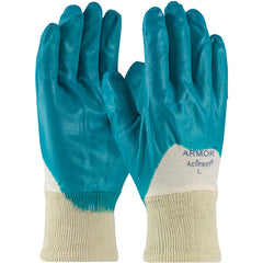 ‎56-3180/S Coated Supported Gloves - ArmorFlex - Interlock - Ultra Lightweight - Green - Palm Coat - KW