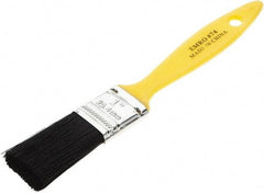 Osborn - 1" Flat Polyester General Purpose Paint Brush - 1-3/4" Bristle Length, Plastic Beavertail Handle - All Tool & Supply