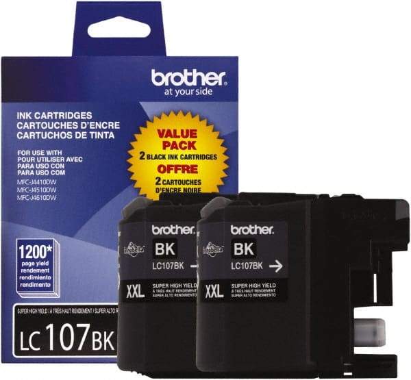 Brother - Black Ink Cartridge - Use with Brother MFC-J4310DW, J4410DW, J4510DW, J4610DW, J4710DW, J6520DW, J6720DW, J6920DW - All Tool & Supply