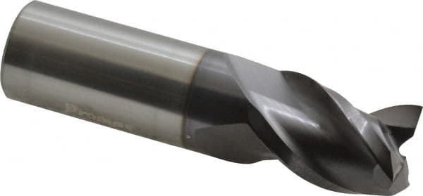 ProMax - 3/4", 1" LOC, 3/4" Shank Diam, 3" OAL, 3 Flute, Solid Carbide Square End Mill - All Tool & Supply