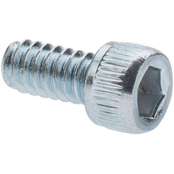 Value Collection - 1/2-20 UNF Hex Socket Drive, Socket Cap Screw - Alloy Steel, Zinc-Plated Finish, Fully Threaded, 2" Length Under Head - All Tool & Supply