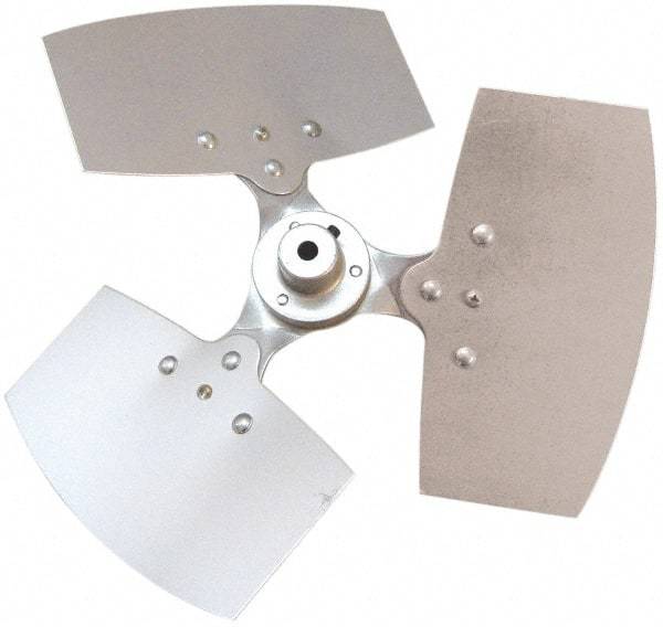 Maxess Climate Control Technologies - 12mm Bore Diam, Commercial Fan Blade - 170mm Wide, Clockwise Rotation, 3 Blades - All Tool & Supply