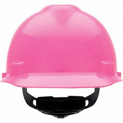 MSA - ANSI Type I Class E 4-Point Ratchet Short Brim Hard Hat - All Tool & Supply