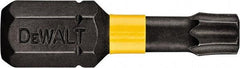 DeWALT - T15 Torx Bit - 1/4" Hex Drive, 1" OAL - All Tool & Supply