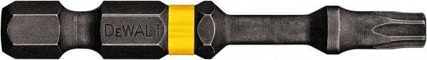 DeWALT - T9 Torx Bit - 1/4" Hex Drive, 2" OAL - All Tool & Supply