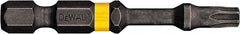 DeWALT - T9 Torx Bit - 1/4" Hex Drive, 2" OAL - All Tool & Supply