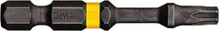 DeWALT - T8 Torx Bit - 1/4" Hex Drive, 2" OAL - All Tool & Supply