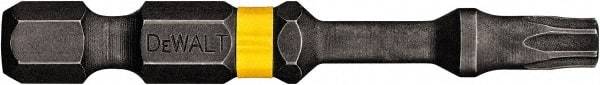 DeWALT - T6 Torx Bit - 1/4" Hex Drive, 2" OAL - All Tool & Supply