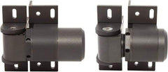 D&D Technologies - 4-1/3" Long x 5.08" Wide x 5/16" Thick, Gate Hinge - Steel, Anodized Aluminum Finish - All Tool & Supply