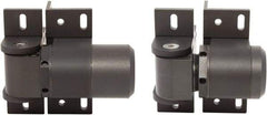 D&D Technologies - 4-1/3" Long x 5.08" Wide x 5/16" Thick, Gate Hinge - Aluminum, Anodized Aluminum Finish - All Tool & Supply