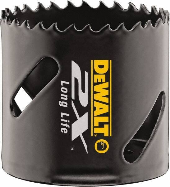 DeWALT - 2-1/2" Diam, 1-7/8" Cutting Depth, Hole Saw - Bi-Metal Saw, Toothed Edge - All Tool & Supply