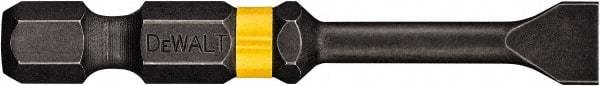 DeWALT - 7/32" Slotted Screwdriver Bit - 1/4" Hex Drive, 2" OAL - All Tool & Supply