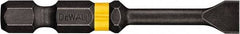 DeWALT - 3/16" Slotted Screwdriver Bit - 1/4" Hex Drive, 2" OAL - All Tool & Supply